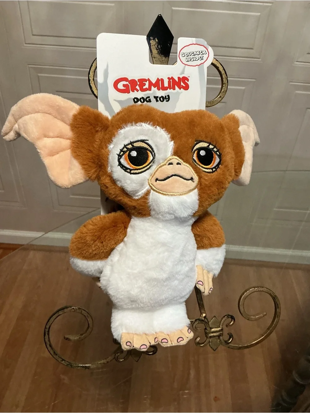 Brand New Dog Toy Squeaker Plush - Gremlins Gizmo Stand NEW Spueaky Dog Toy 11”